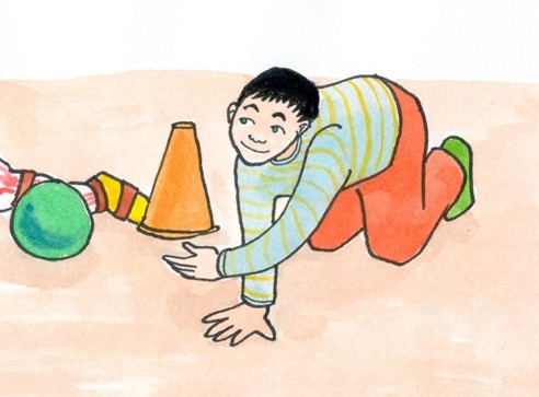 Ballgames for both disabled and able-bodied kids