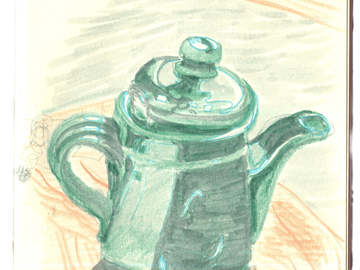 Food croquis in&nbsp;colour